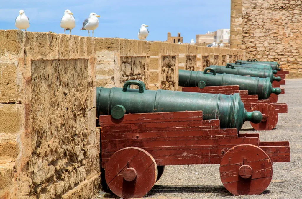 Essaouira cannons and seaside